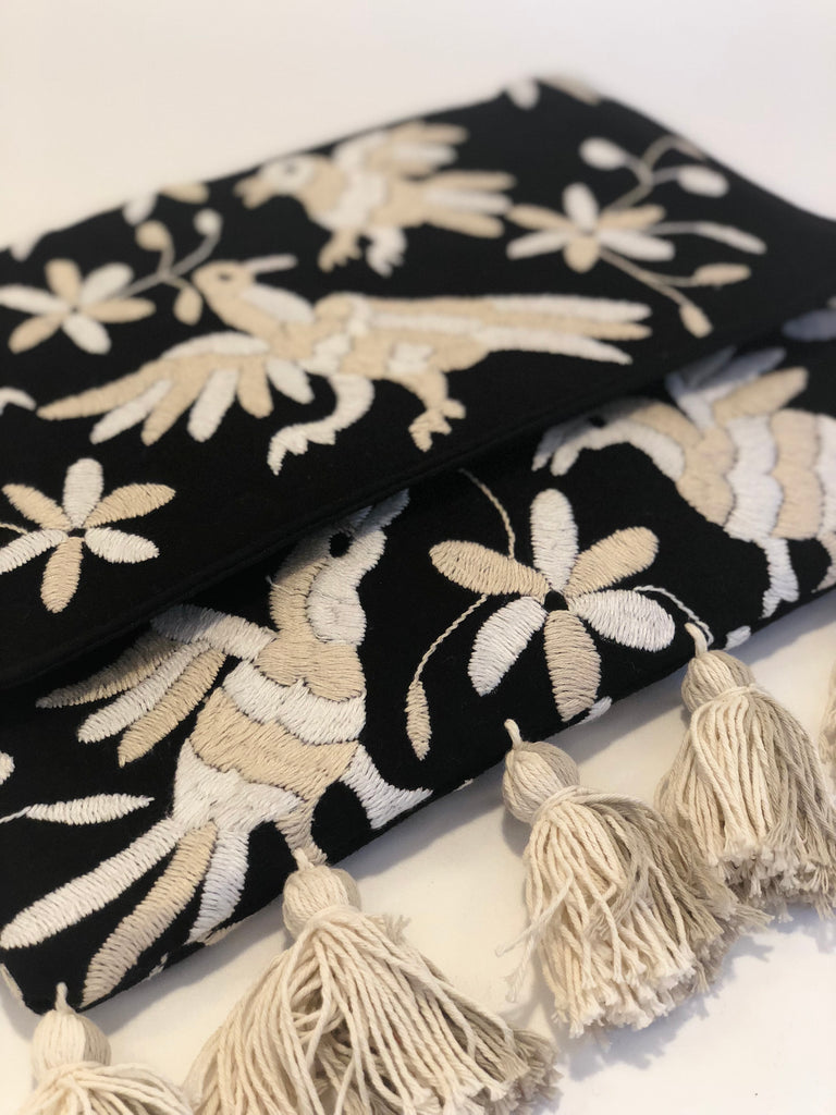 OTOMI HAND EMBROIDERED CLUTCH