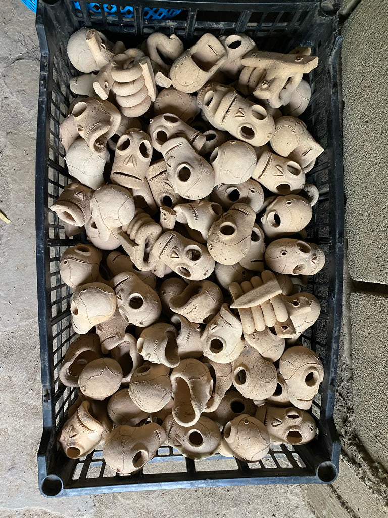 Handmade Clay Skeleton