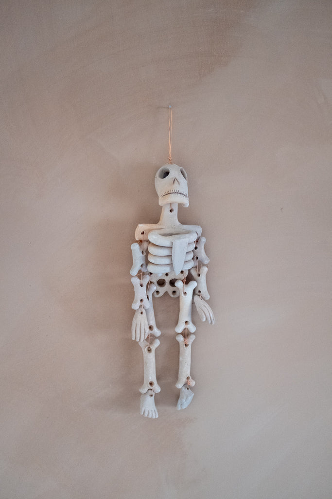 Handmade Clay Skeleton