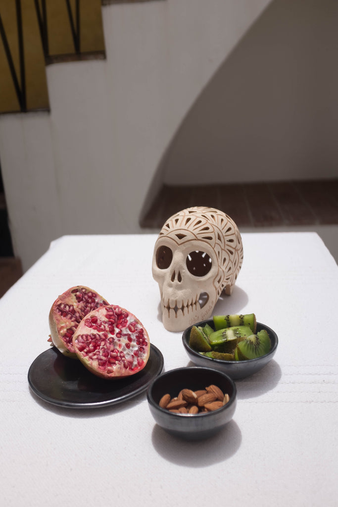 Carved Clay Skull
